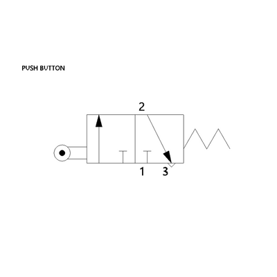 0820402102 NUMATICS/AVENTICS MECHANICAL VALVE<BR>AP SERIES 3/2 SPR RTN 1/8" G (ROLLER LEVER)